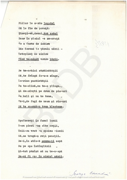 M-1248-3 - Glosa română. GEORGE COANDĂ